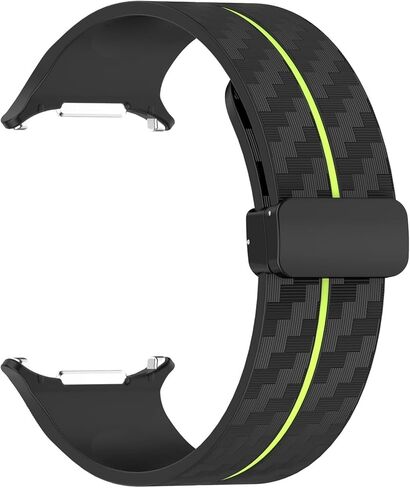Carbon Fiber Pattern Strap for Galaxy Watch 7 Ultra 47mm Silicone Band for Galaxy Watch 7 Ultra Bracelet in Saudi Arabia