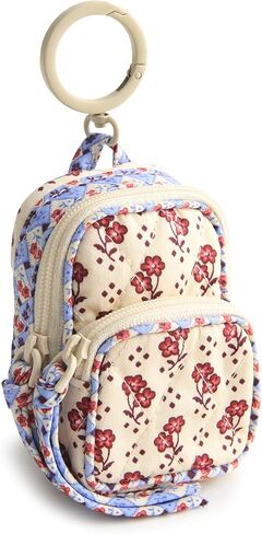 Premium Cotton Bancroft Backpack Bag Charm, Mistletoe Lattice, One Size in Saudi Arabia