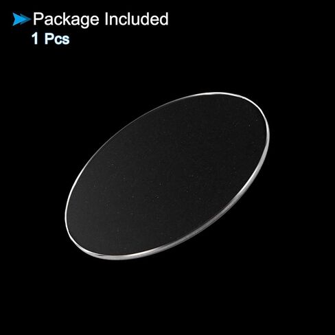 Watch Crystal Len Glass, 44mm Dia. 1.2mm Thicken, Sapphire Flat Round Face Crystals Replacement Lens Clear - (Applications: for Watchmaker Repair Electronic Mechanical Watches) in Saudi Arabia