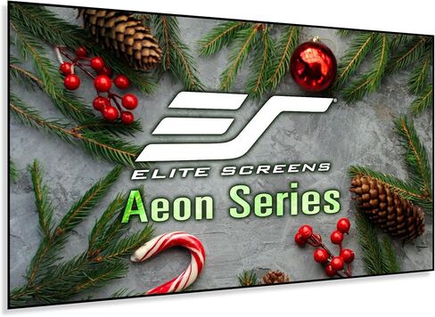 Elite Screens Aeon Edge Free 120" Fixed Frame Projector Screen AR120H2 | 16:9 ISF Certified CineGrey 1.1 Gain screen delivers high contrast accurate colors ,supports Standard Short & UST projectors. in Kuwait
