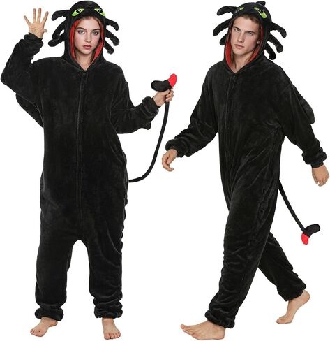 Adult Dragon Pajamas Animal Plush Onesie for Woman Men Cosplay Costume Halloween Christmas Party Outfits in Saudi Arabia