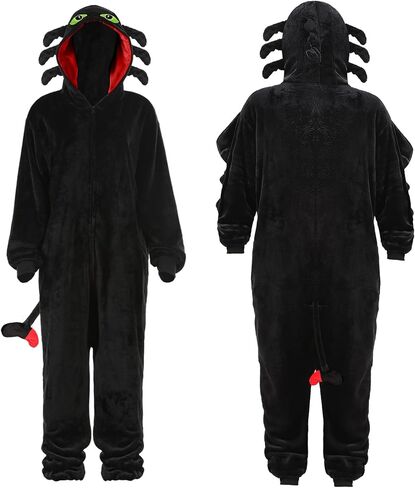 Adult Dragon Pajamas Animal Plush Onesie for Woman Men Cosplay Costume Halloween Christmas Party Outfits in Saudi Arabia