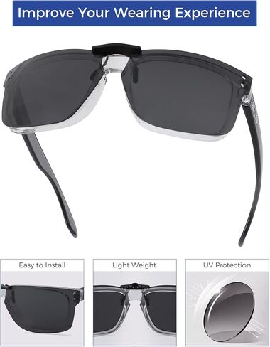 Polarized Clip-on for Oakley OX8156 54mm Eyeglasses in Saudi Arabia