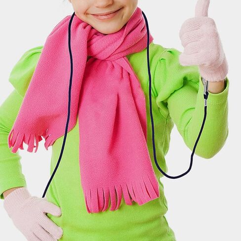 Ciieeo 3-Pack Kids Glove Clips with Strap Winter Outdoor Snow Activities Assorted Colors for Winter in Saudi Arabia