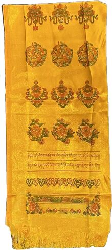 Karma Handicrafts Tibetan Buddhist Prayer Offering Silk Khada Khata Khatak Auspicious Scarf Nepal in Saudi Arabia