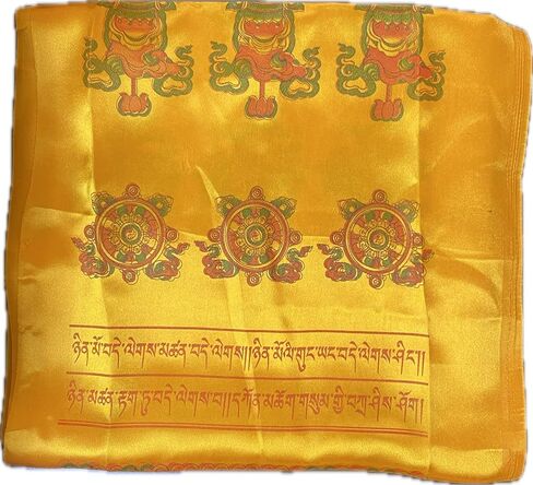 Karma Handicrafts Tibetan Buddhist Prayer Offering Silk Khada Khata Khatak Auspicious Scarf Nepal in Saudi Arabia