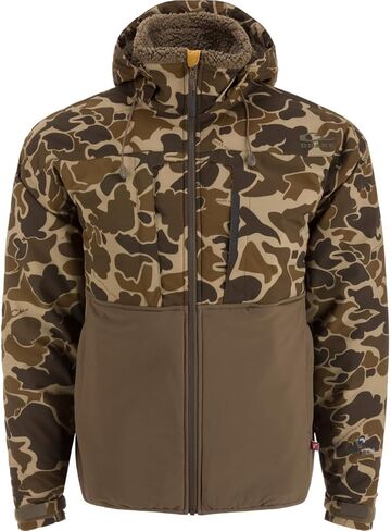 Drake Waterfowl LST BMF Eqwader Full Zip Jacket – Waterproof, Windproof, Hunting Jacket for Men with Sherpa Fleece Lining in Saudi Arabia