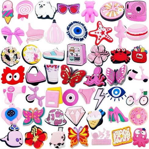 Cute Shoe Charms for Decorations Women Men Birthday Party Favors Gifts in Kuwait