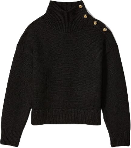 Kate Spade New York Womens Turtleneck with Bauble Buttons in Saudi Arabia
