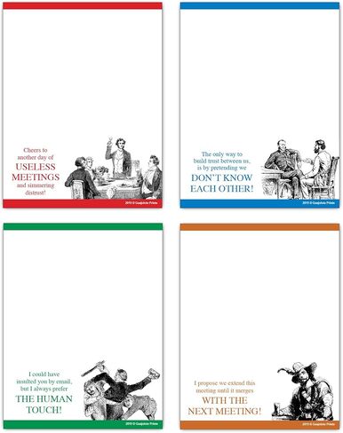Motivational Memo Pads Bundle (4 Notepads) You are Awesome Office Novelty Gift for Friends, Coworkers in Kuwait