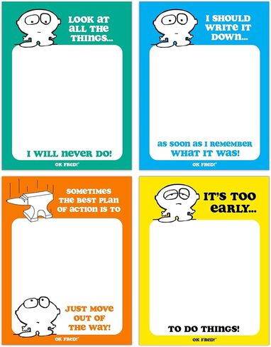 Motivational Memo Pads Bundle (4 Notepads) You are Awesome Office Novelty Gift for Friends, Coworkers in Kuwait