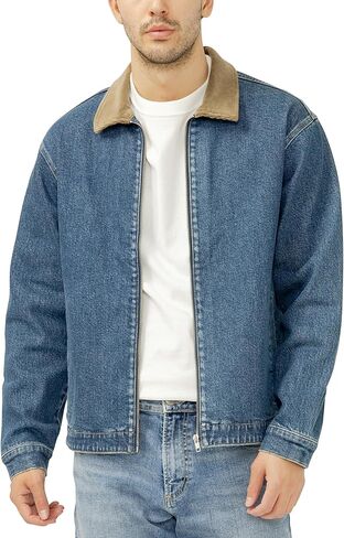 سترة عمل من قماش الدنيم للرجال من شركة Silver Jeans Co in Saudi Arabia