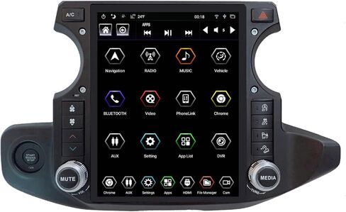 Linkswell Gen 5 Android Car Radio for Jeep Wrangler Gladiator 2018-2021 T-Style 12.1 inch head unit stereo stereo with carplay bluetooth display suggion in Kuwait