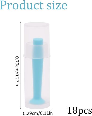 18PCS Contact Lens Remover Tool, Soft Silicone Hard Eye Contact Lens Plunger for Rgp and Scleral Lenses in Kuwait