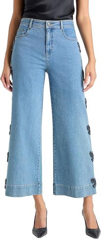 Cinq à Sept Womens Rhinestone Bow Betsy Pant in Saudi Arabia