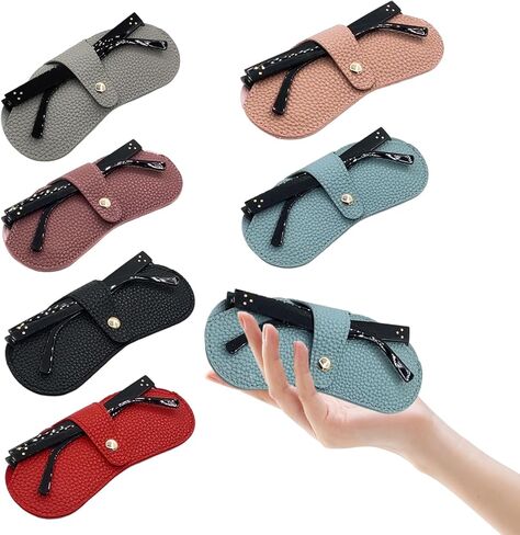 6 PCS Sunglasses Bag Slim Light Portable Glasses Pouch Protective Cover for Woman Man Daily Use Travel in Saudi Arabia