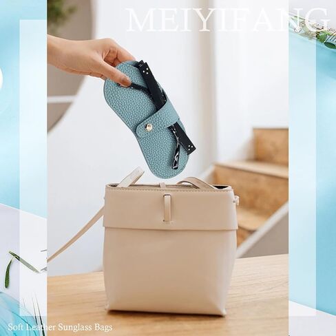 6 PCS Sunglasses Bag Slim Light Portable Glasses Pouch Protective Cover for Woman Man Daily Use Travel in Saudi Arabia