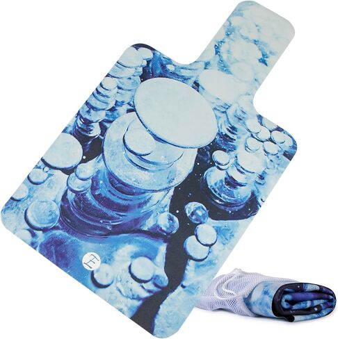 Echome Pilates Reformer Mat towel, Pilates Reformer Mat non slip,Reformer Mat Easy to Wash Light Weight Portable (Leopard) in Kuwait