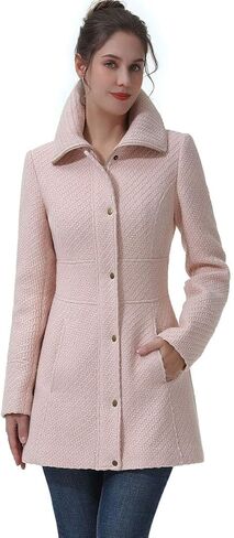 BGSD Women Ana Boucle Wool Blend Walking Coat (Also available in Plus Size and Petite) in Saudi Arabia