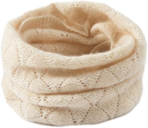 100% Cashmere Neck Gaiter Warm Soft Knitted Scarf for Men Women Breathable Winter Face Mask ps231 in Saudi Arabia