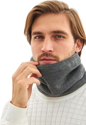 قناع تدفئة للرقبة للشتاء للرجال، وشاح للرقبة للنساء للتزلج، أوشحة قناع وجه مقاومة للرياح من الصوف in Kuwait