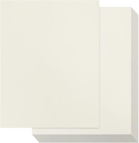 Best Paper Greetings 96 Sheets Parchment Paper for Certificates, Resumes, Diplomas, 90 GSM Textured Stationary, Printer-Friendly (Ivory, 8.5 x 11 in) in Saudi Arabia