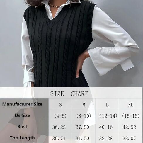 Womens Long Sweater Vest, V Neck Sleeveless Knit Pullover Top Side Slit Tunic Length Knitwear Fall Winter Sweater Vest Knit in Saudi Arabia