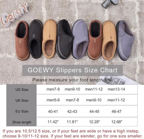 Mens Moccasin Slippers with Memory Foam Indoor Outdoor House Shoes Non-Slip Men's Slipper Warm Comfy Slippers for Men Gifts for Men Him Dad in Saudi Arabia