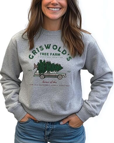 Holiday Sweatshirts | Crewneck Long Sleeve Sweatshirt for Vacation, Casual Wear in Saudi Arabia