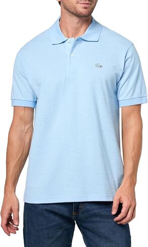 Lacoste Men's Classic Fit Mini-piqué Marl Polo in Saudi Arabia