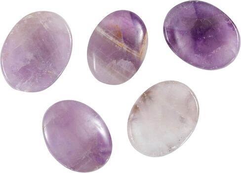 | الجمشت | قلق الحجر | الحجم 1.5 - 1.75 بوصة | 1 قطعة | بلورات وأحجار الشفاء، أحجار القلق للقلق، الريكي، الشاكرا، السحر، اليوغا، ملحقات التأمل in Kuwait