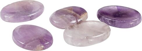 | الجمشت | قلق الحجر | الحجم 1.5 - 1.75 بوصة | 1 قطعة | بلورات وأحجار الشفاء، أحجار القلق للقلق، الريكي، الشاكرا، السحر، اليوغا، ملحقات التأمل in Kuwait