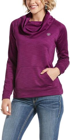 ARIAT Ladies Conquest Cowl Neck (Imperial Violet, Medium, m) in Saudi Arabia