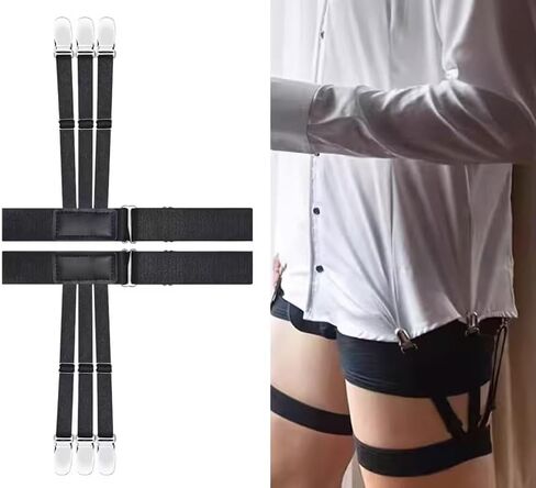 يبقى القميص للرجال، قميص مرن يبقى غير قابل للانزلاق، حامل قمصان الشرطة العسكرية، قميص تاكر مع أربطة مرنة قابلة للتعديل، حاملات القمصان، حمالات حزام للنساء العسكريات in Kuwait