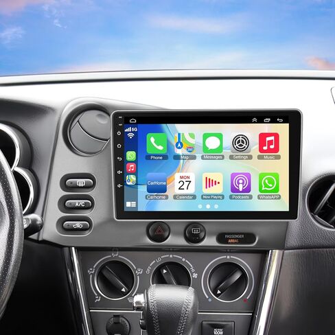 Car Radio for Toyota Matrix 2009-2014 Head Unit with Wireless Carplay&Android Auto, 4+64GB Android 13 IPS HD Car Stereo Support Bluetooth Voice Control WiFi GPS Navigation DSP FM SWC in Kuwait