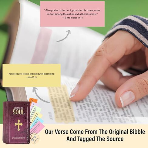 Bible Verse Prayer Card Box, 150 Cards with Inspirational Scripture, Christian Gift for Daughter, Inspirational & Reflection, Handmade Prayer Boxs Gift for Women & Men in Saudi Arabia