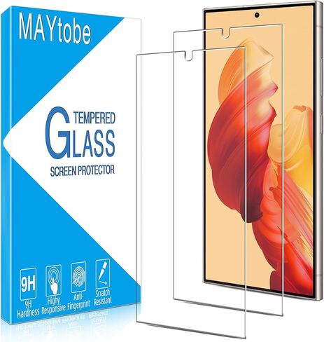 Maytobe [حامي شاشة الخصوصية المكون من 2 عبوة مصمم لزجاج Samsung Galaxy S25 Ultra المقسى ، ودعم بصمات الأصابع ، ولا توجد فقاعات ، ومضادة للخدش ، وسهلة التثبيت سهلة التثبيت in Kuwait