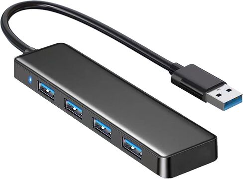 VIENON USB C Hub with 4 USB 3.0 Femal Ports, USB Extender for C Port Laptop, iMac Pro, MacBook, iPad Pro, Dell, Acer, HP, ASUS, Printer, Camera,Keyborad, Mouse etc-3ft in Kuwait