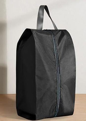 4 Pack Zip Dustproof Shoe Bag, Large Waterproof Portable, Essential for Men and Women Travellers (Black) in Saudi Arabia