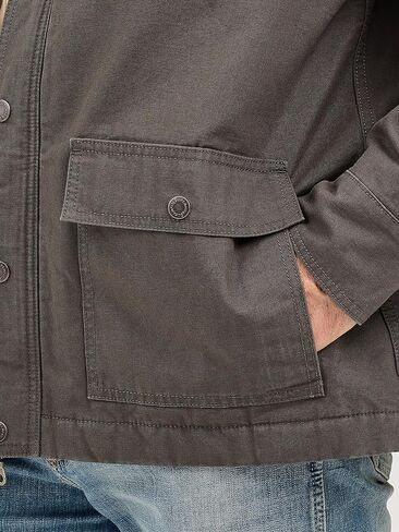معطف الحظيرة المبطن بالفانيلا الصلبة للرجال من Wrangler - 112367620 متوسط in Saudi Arabia