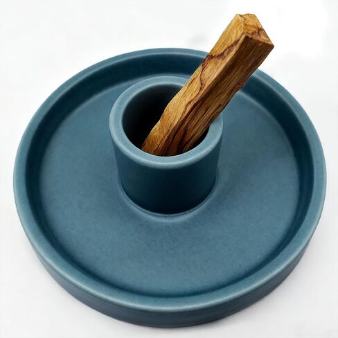 Palo Santo Holder, Ceramic Incense Stick Holder, Sage Holder for Yoga, Meditation, and Energy Cleansing, Unique Ceramic Incense Holder Gift for Palo Santo Sticks (White) in Saudi Arabia