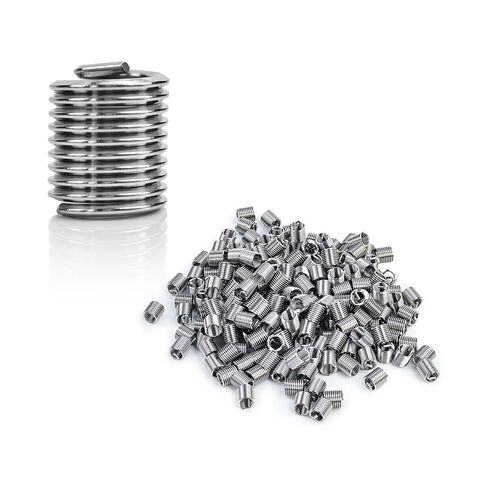 200Pcs Wire Thread Inserts, 304 Stainless Steel Metric M6x1x1.5D Helical Threaded Inserts Coiled Wire Screw Repair Kit for Automotive Repairs in Saudi Arabia