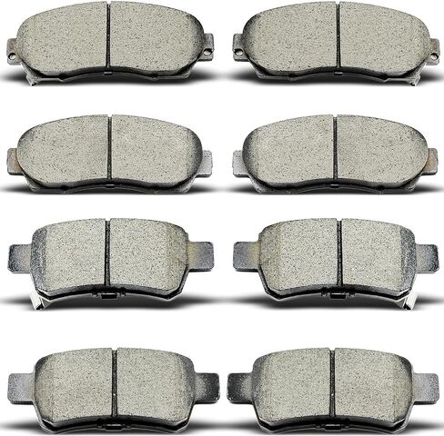 Front Rear Ceramic Brake Pads Compatible with Ford Explorer,Flex,Police Interceptor Sedan/Utility,Special Service Police Sedan,Taurus,Lincoln MKS,MKT in Saudi Arabia