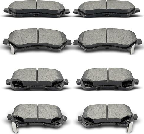Front Rear Ceramic Brake Pads Compatible with Ford Explorer,Flex,Police Interceptor Sedan/Utility,Special Service Police Sedan,Taurus,Lincoln MKS,MKT in Saudi Arabia
