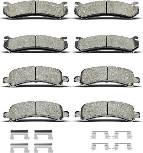 Front Rear Ceramic Brake Pads Compatible with Ford Explorer,Flex,Police Interceptor Sedan/Utility,Special Service Police Sedan,Taurus,Lincoln MKS,MKT in Saudi Arabia