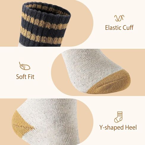جوارب صوف Trifabricy للنساء - جوارب صوفية نسائية مريحة ودافئة، جوارب كلاسيكية سميكة محبوكة ناعمة كلاسيكية غير رسمية in Saudi Arabia