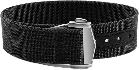 ULLCHRO Nylon Watch Strap 20mm 22mm Nylon Watch Band Replacement Single Pass Strap Breathable Military Watch Bands for Men Soft Elastic Watch Straps in Kuwait