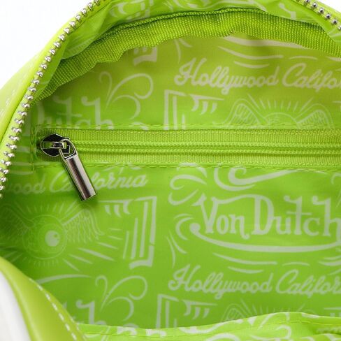 Von Dutch Womens Cow Print Bowling Bag – Stylish Women's Handbag with Adjustable Strap, Spacious Interior, and Vegan Faux Fur in Saudi Arabia