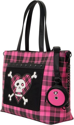 Loungefly Avril Lavigne Logo Tote Crossbody Bag with Coin Bag in Saudi Arabia