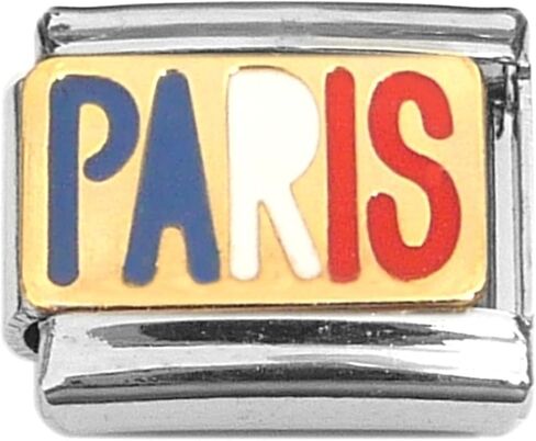 NewCharms Paris France Blue White Red Italian Charm in Saudi Arabia